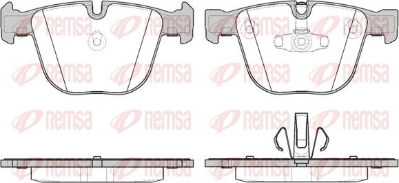 Remsa 0892.20 - Bremžu uzliku kompl., Disku bremzes adetalas.lv