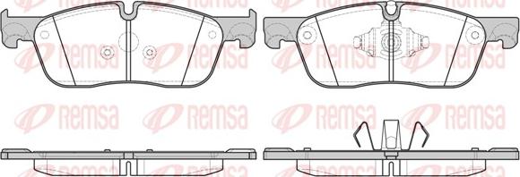 Remsa 1633.10 - Bremžu uzliku kompl., Disku bremzes adetalas.lv