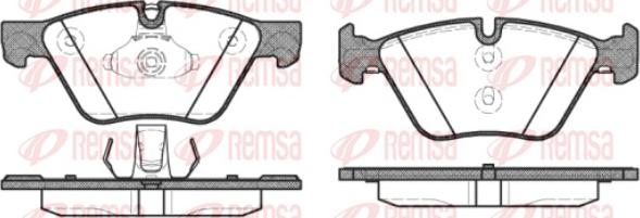 Remsa 1052.30 - Bremžu uzliku kompl., Disku bremzes adetalas.lv