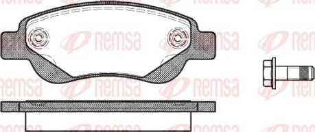 Remsa 1177.00 - Bremžu uzliku kompl., Disku bremzes adetalas.lv