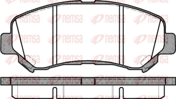 Remsa 1318.00 - Bremžu uzliku kompl., Disku bremzes adetalas.lv