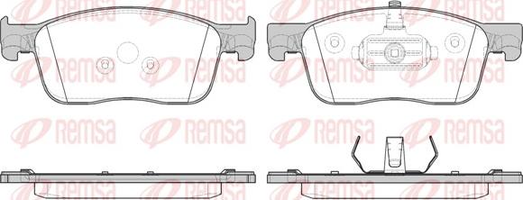 Remsa 1719.00 - Bremžu uzliku kompl., Disku bremzes adetalas.lv