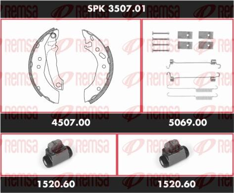 Remsa SPK 3507.01 - Bremžu loku komplekts adetalas.lv