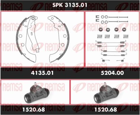 Remsa SPK 3135.01 - Bremžu loku komplekts adetalas.lv