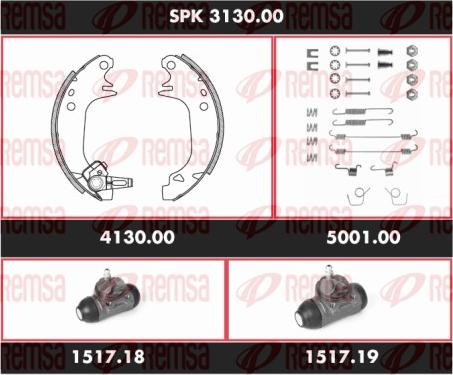 Remsa SPK 3130.00 - Bremžu loku komplekts adetalas.lv