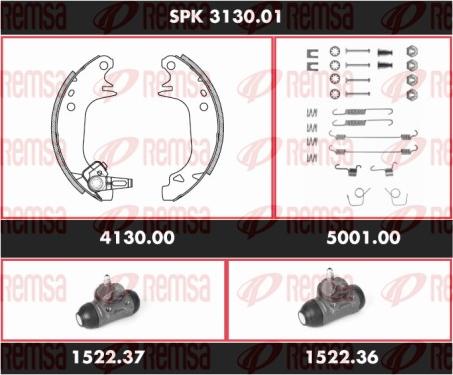 Remsa SPK 3130.01 - Bremžu loku komplekts adetalas.lv