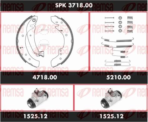 Remsa SPK 3718.00 - Bremžu loku komplekts adetalas.lv