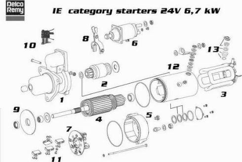 Remy 19070042 - Starteris adetalas.lv