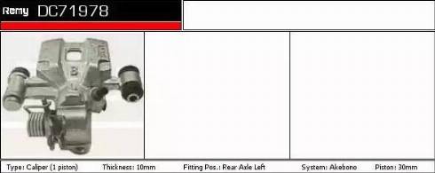 Remy DC71978 - Bremžu suports adetalas.lv