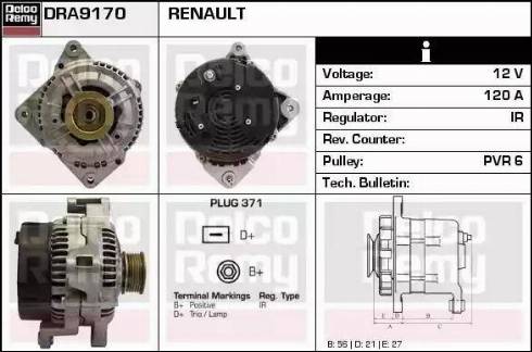 Remy DRA9170 - Ģenerators adetalas.lv