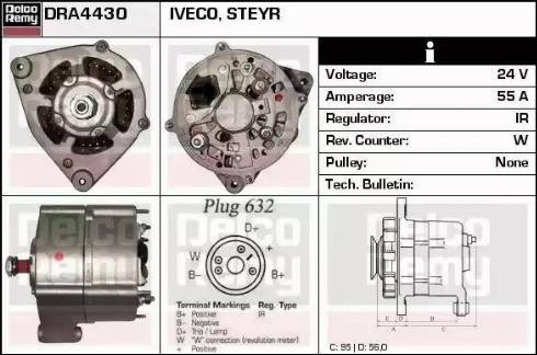 Remy DRA4430 - Ģenerators adetalas.lv