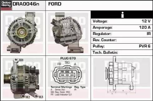 Motorcraft 5M5T10300AB - Ģenerators adetalas.lv