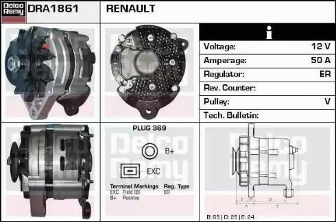 Remy DRA1861 - Ģenerators adetalas.lv