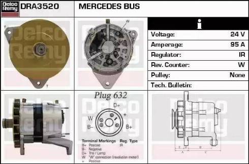 Remy DRA3520 - Ģenerators adetalas.lv