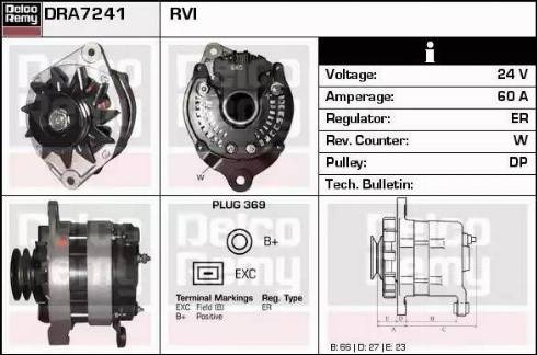 Remy DRA7241 - Ģenerators adetalas.lv