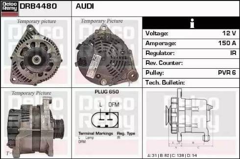 Remy DRB4480 - Ģenerators adetalas.lv