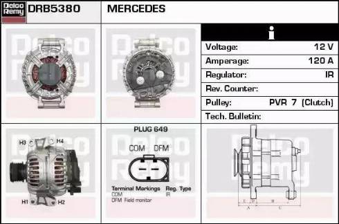 Remy DRB5380 - Ģenerators adetalas.lv