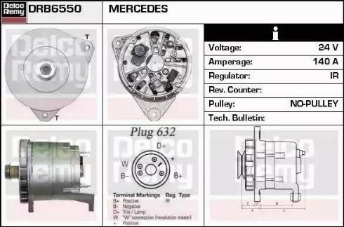 Remy DRB6550 - Ģenerators adetalas.lv