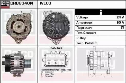 Remy DRB6040N - Ģenerators adetalas.lv