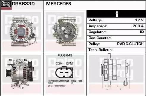 Remy DRB6330 - Ģenerators adetalas.lv