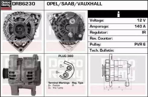 Remy DRB6230 - Ģenerators adetalas.lv