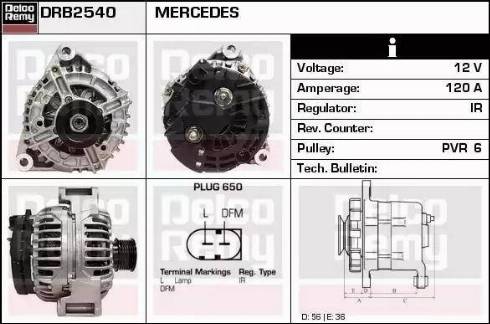 Remy DRB2540 - Ģenerators adetalas.lv