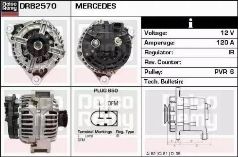 Remy DRB2570 - Ģenerators adetalas.lv