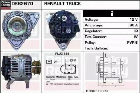 Remy DRB2670 - Ģenerators adetalas.lv