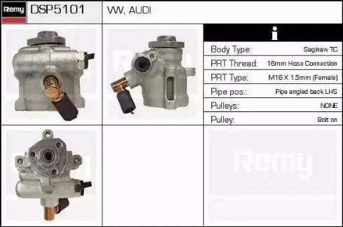 Remy DSP5101 - Hidrosūknis, Stūres iekārta adetalas.lv