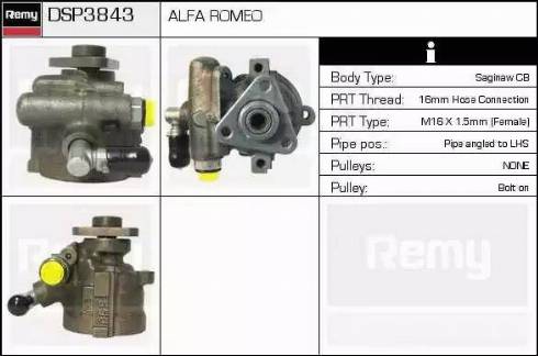 Remy DSP3843 - Hidrosūknis, Stūres iekārta adetalas.lv