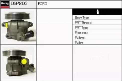 Remy DSP203 - Hidrosūknis, Stūres iekārta adetalas.lv