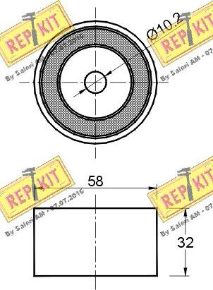 REPKIT RKT2450 - Parazīt / Vadrullītis, Zobsiksna adetalas.lv