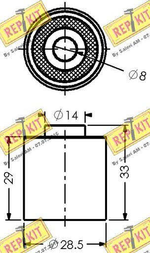 REPKIT RKT2627 - Parazīt / Vadrullītis, Zobsiksna adetalas.lv