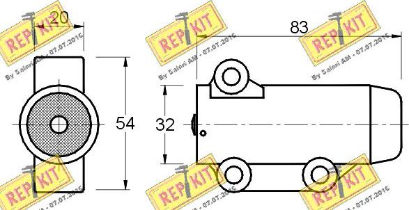 REPKIT RKT2399 - Mierinātājs, Zobsiksna adetalas.lv