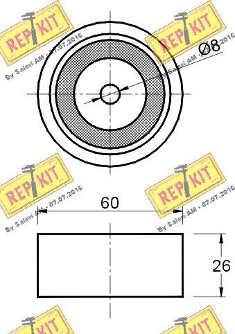 REPKIT RKT2220 - Parazīt / Vadrullītis, Ķīļrievu siksna adetalas.lv