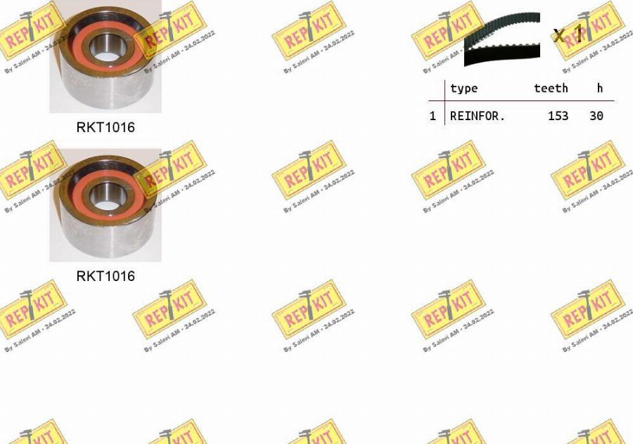 REPKIT RKTK0850 - Zobsiksnas komplekts adetalas.lv