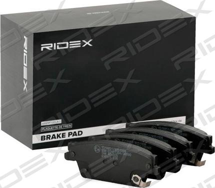 RIDEX 402B0921 - Bremžu uzliku kompl., Disku bremzes adetalas.lv