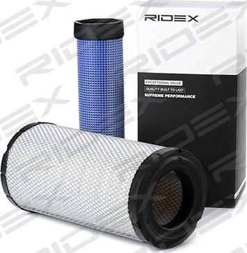 RIDEX 8A0424 - Gaisa filtrs adetalas.lv