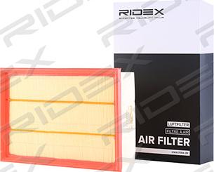 RIDEX 8A0311 - Gaisa filtrs adetalas.lv