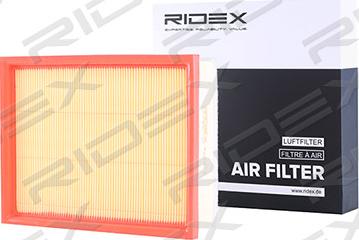 RIDEX 8A0324 - Gaisa filtrs adetalas.lv