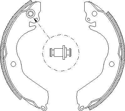 Alpha Brakes HST-MS-031 - Bremžu loku komplekts adetalas.lv