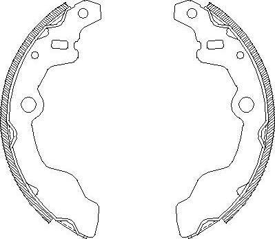 Alpha Brakes HST-SU-008 - Bremžu loku komplekts adetalas.lv