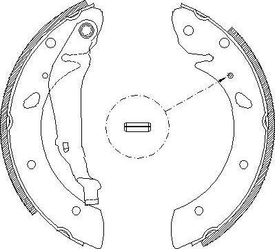 Alpha Brakes HST-TY-060 - Bremžu loku komplekts adetalas.lv