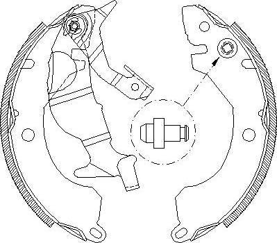 Alpha Brakes HST-MS-026 - Bremžu loku komplekts adetalas.lv