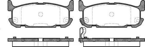 Alpha Brakes HKT-MZ-012 - Bremžu uzliku kompl., Disku bremzes adetalas.lv