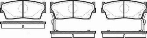 Alpha Brakes HKP-SU-006 - Bremžu uzliku kompl., Disku bremzes adetalas.lv