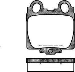 Alpha Brakes HKT-TY-023 - Bremžu uzliku kompl., Disku bremzes adetalas.lv