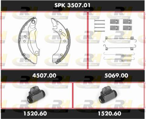 Roadhouse SPK 3507.01 - Bremžu loku komplekts adetalas.lv