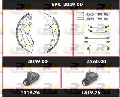 Roadhouse SPK 3059.00 - Bremžu loku komplekts adetalas.lv