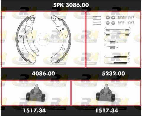 Roadhouse SPK 3086.00 - Bremžu loku komplekts adetalas.lv